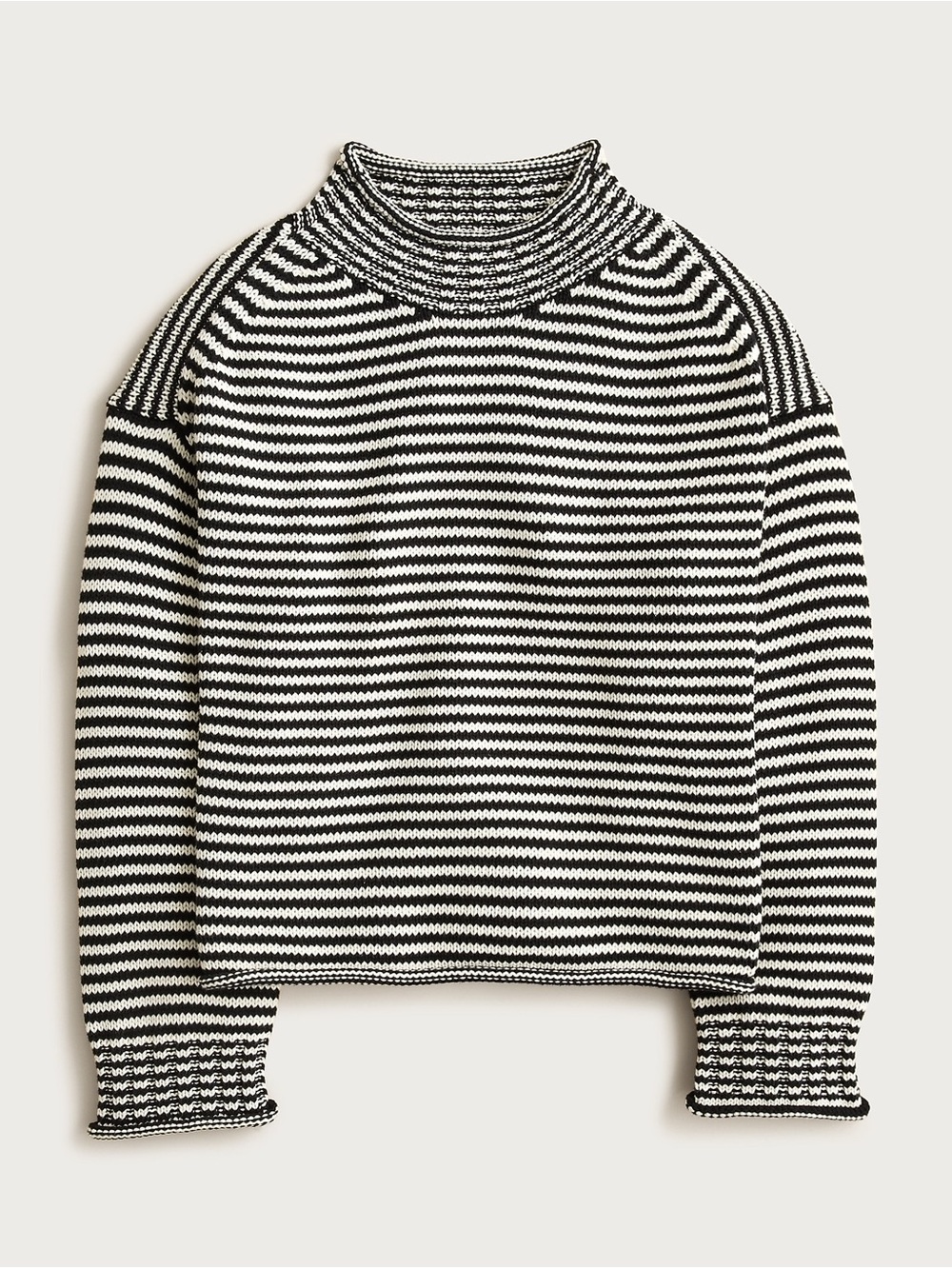 2025 Rollneck Sweater in Stripe